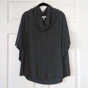 JOIE Grey Wool-Cashmere Blend Cowl Neck Sweater